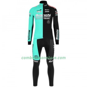 Combinaison Cycliste M/L + Collant à Bretelles 2020 Bianchi Countervail N001